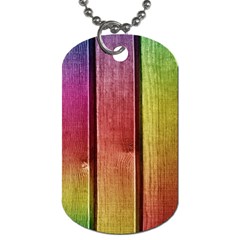 Colourful Wood Painting Dog Tag (one Side) by BangZart