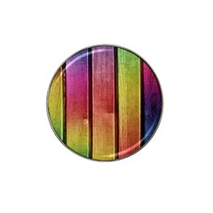 Colourful Wood Painting Hat Clip Ball Marker (4 Pack) by BangZart