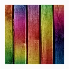 Colourful Wood Painting Medium Glasses Cloth (2-side) by BangZart