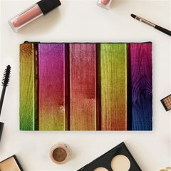 Colourful Wood Painting Cosmetic Bag (large)  by BangZart