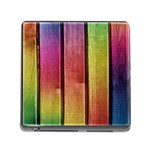 Colourful Wood Painting Memory Card Reader (Square) Front