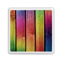 Colourful Wood Painting Memory Card Reader (square)  by BangZart