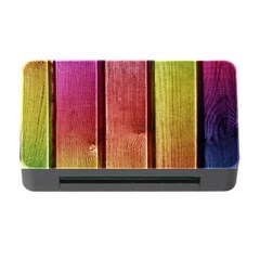 Colourful Wood Painting Memory Card Reader With Cf by BangZart