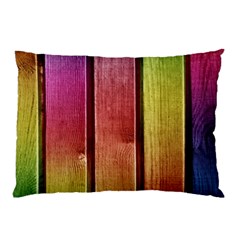 Colourful Wood Painting Pillow Case (two Sides) by BangZart