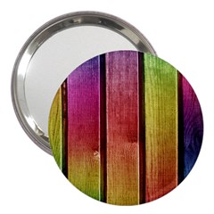 Colourful Wood Painting 3  Handbag Mirrors by BangZart