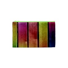 Colourful Wood Painting Cosmetic Bag (xs) by BangZart