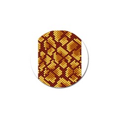 Snake Skin Pattern Vector Golf Ball Marker (10 Pack) by BangZart