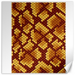 Snake Skin Pattern Vector Canvas 12  X 12   by BangZart