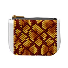 Snake Skin Pattern Vector Mini Coin Purses by BangZart