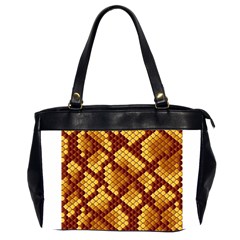 Snake Skin Pattern Vector Office Handbags (2 Sides)  by BangZart