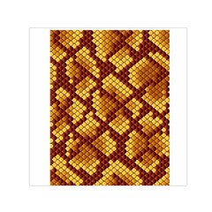 Snake Skin Pattern Vector Small Satin Scarf (square) by BangZart