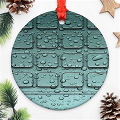 Water Drop Ornament (round) by BangZart