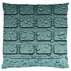 Water Drop Large Cushion Case (one Side) by BangZart