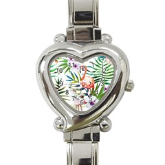 Mingo Heart Italian Charm Watch by LimeGreenFlamingo