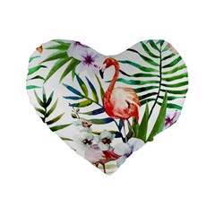 Mingo Standard 16  Premium Heart Shape Cushions by LimeGreenFlamingo