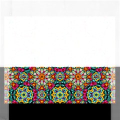 Jewel Tiles Kaleidoscope Rectangular Jigsaw Puzzl by WolfepawFractals