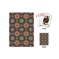 Jewel Tiles Kaleidoscope Playing Cards (mini) 