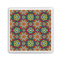 Jewel Tiles Kaleidoscope Memory Card Reader (square)  by WolfepawFractals