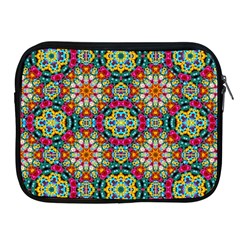 Jewel Tiles Kaleidoscope Apple Ipad 2/3/4 Zipper Cases by WolfepawFractals