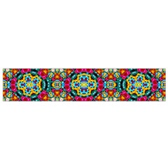 Jewel Tiles Kaleidoscope Flano Scarf (small) by WolfepawFractals