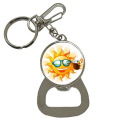 Cartoon Sun Button Necklaces