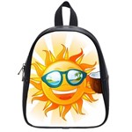 Cartoon Sun School Bags (Small)  Front