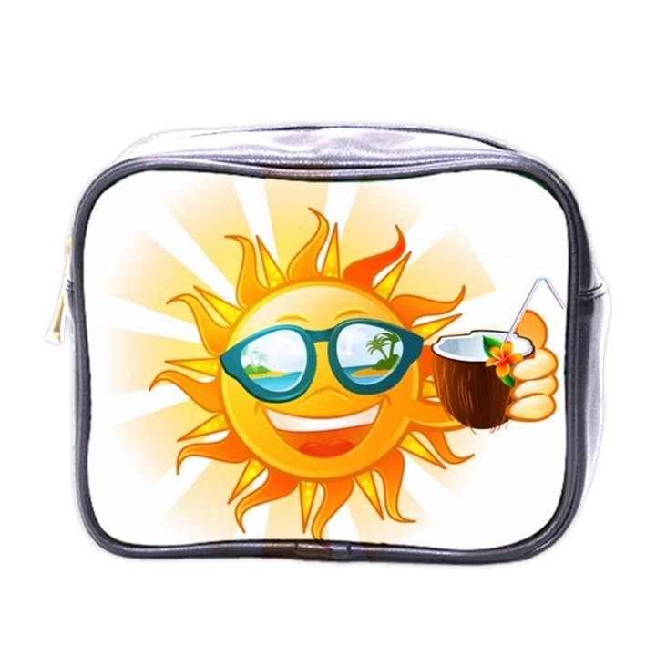 Cartoon Sun Mini Toiletries Bags