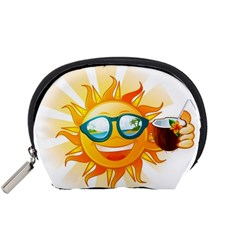 Cartoon Sun Accessory Pouches (Small) 