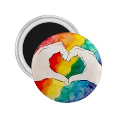 Pride Love 2 25  Magnets by LimeGreenFlamingo