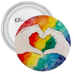 Pride Love 3  Buttons