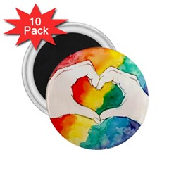 Pride Love 2.25  Magnets (10 pack) 