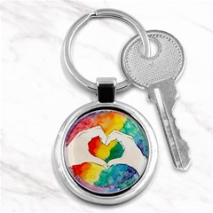 Pride Love Key Chains (Round) 