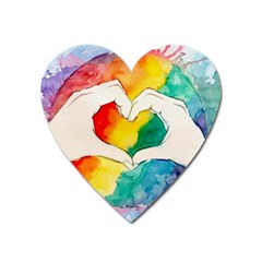 Pride Love Heart Magnet