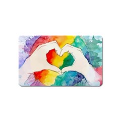 Pride Love Magnet (name Card) by LimeGreenFlamingo