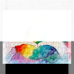 Pride Love Rectangular Jigsaw Puzzl by LimeGreenFlamingo