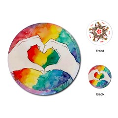 Pride Love Playing Cards (Round) 