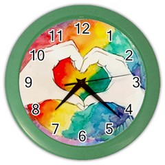 Pride Love Color Wall Clocks