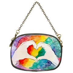 Pride Love Chain Purses (two Sides)  by LimeGreenFlamingo