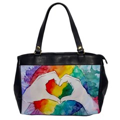 Pride Love Office Handbags by LimeGreenFlamingo