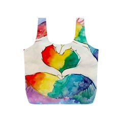 Pride Love Full Print Recycle Bags (S) 