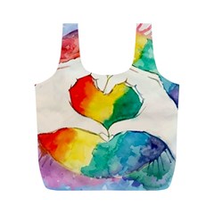 Pride Love Full Print Recycle Bags (M) 