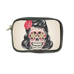 Woman Sugar Skull Coin Purse by LimeGreenFlamingo