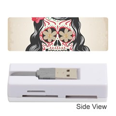 Woman Sugar Skull Memory Card Reader (stick) 