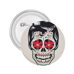 Man Sugar Skull 2.25  Buttons