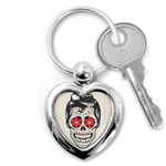 Man Sugar Skull Key Chains (Heart)  Front