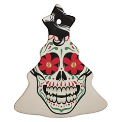 Man Sugar Skull Ornament (christmas Tree) 