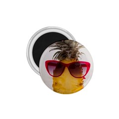 Pineapple With Sunglasses 1 75  Magnets by LimeGreenFlamingo