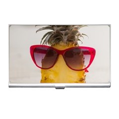 Pineapple With Sunglasses Business Card Holders