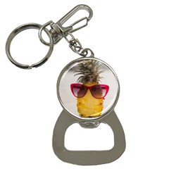 Pineapple With Sunglasses Button Necklaces by LimeGreenFlamingo