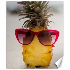 Pineapple With Sunglasses Canvas 20  X 24   by LimeGreenFlamingo